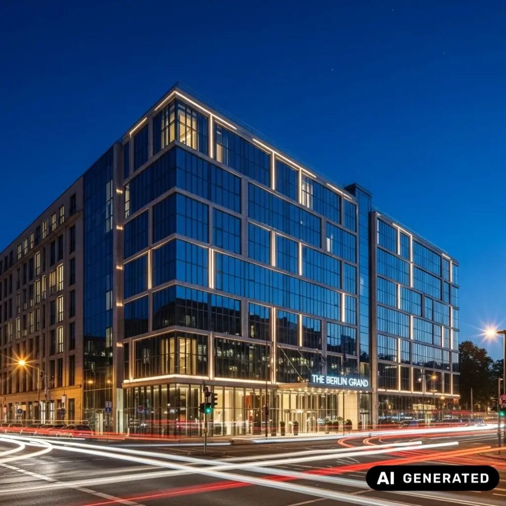 Referenzfoto des The Berlin Grand Hotel in Berlin. Symbolisiert die Kundenzufriedenheit und die hochwertige Partnerschaft mit ChackPack für Hotelbedarf.