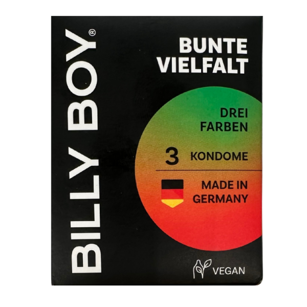BILLY BOY Kondom Bunte Vielfalt (3 Stk)