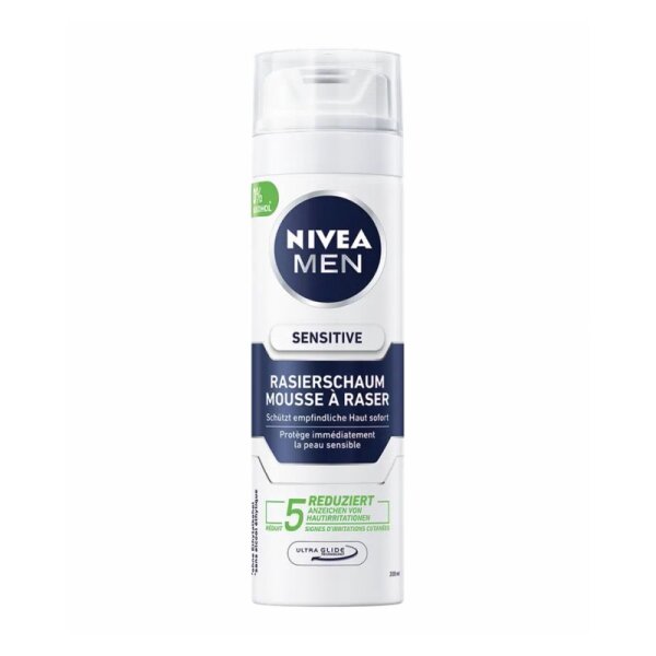 NIVEA MEN Rasierschaum Sensitive (6 x 200 ml)
