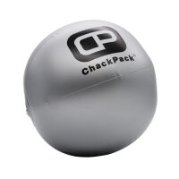 aufblasbarer Wasserball silber mit ChackPack