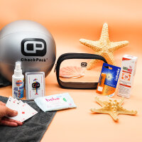 aufblasbarer Wasserball silber mit ChackPack