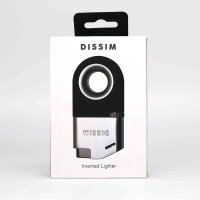 DISSIM Innovatives Design Feuerzeug, Silber