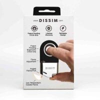 DISSIM Innovatives Design Feuerzeug, Silber