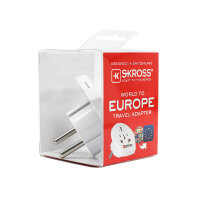 Skross Länderstecker World to Europe Reiseadapter