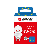 Skross Länderstecker World to Europe Reiseadapter