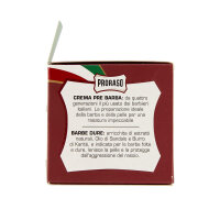 Proraso (Red) - Pre-Shave Creme für kräftige Bärte mit Sheabutter und Sandelholzöl (100 ml )