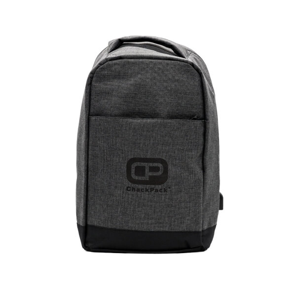 ChackPack Rucksack - diebstahlsicher inkl. USB-Ladeanschluss anthrazit