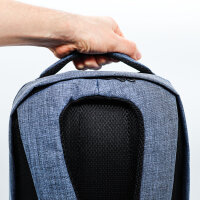 ChackPack Rucksack - diebstahlsicher inkl. USB-Ladeanschluss jeansblau