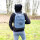 ChackPack Rucksack - diebstahlsicher inkl. USB-Ladeanschluss jeansblau