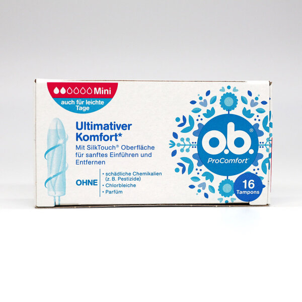 o.b. Mini Tampons ProComfort Ultimativer Komfort (16 Stk)