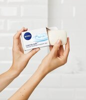 NIVEA Handseife Creme Soft pflegende und feuchtigkeitsspendende Pflegeseife mit Mandel-Öl (6 x 100g)