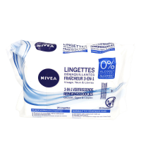 NIVEA Gesichts Reinigungstücher für normaler Haut, Deklaration: französisch/niederländisch (1 x 25Tücher)