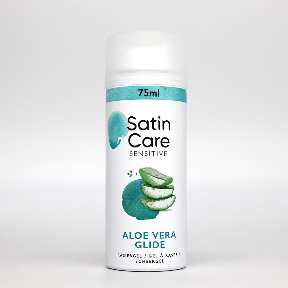 Gillette Rasiergel Satin Care Aloe Vera Glide 75 ml, 2,45