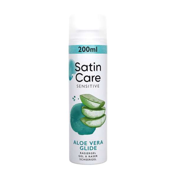 Gillette Rasiergel Satin Care Gel Aloe Vera (200 ml), 2,95