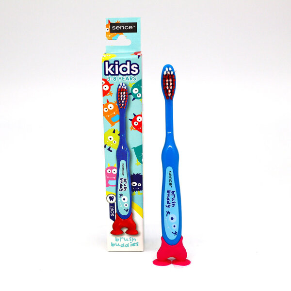 Kinder Zahnbürste Sence Brush Buddies 3-8 Jahre weich