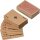 2 Kartenspiele aus Recyclingkarton mit je 52 Karten und 2 Jockern, Farbe: braun (1 Set)