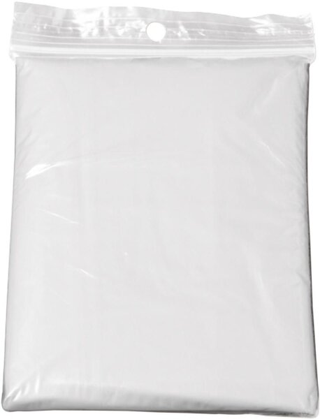 Universal-Poncho im PE-Zipperbeutel – Der kompakte Regenschutz für Events & Outdoor