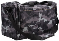 Kamera- / Allzweck-Reisetasche mit vielen Fächern (inkl. 3 flex. Zwischenwänden) extra gepolstert, anthrazit camouflage