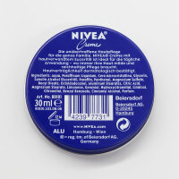 NIVEA Mini Creme - Hautpflege für die ganze Familie, milde u. reichhaltige Pflege (5 x 30 ml)